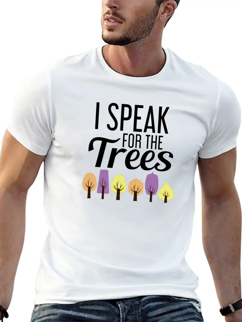 I Speak For The Trees Shirt Unisex Casual T-Shirt – Clean Design For Daily Comfort
