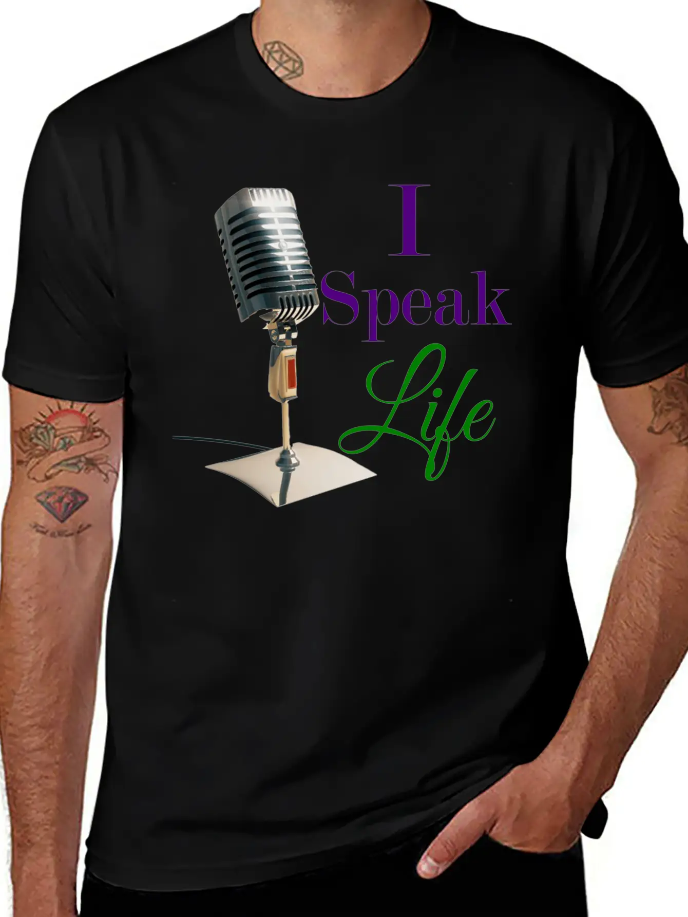 "I Speak Life" Tee Unisex Short Sleeve Soft Cotton T-Shirt – Casual Everyday Wear