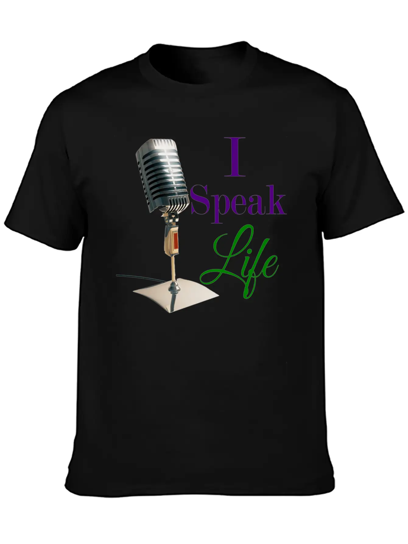 "I Speak Life" Tee Unisex Short Sleeve Soft Cotton T-Shirt – Casual Everyday Wear