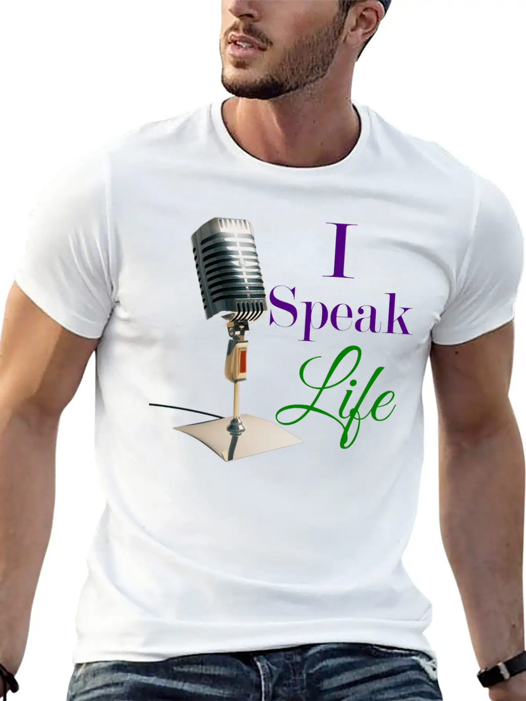 "I Speak Life" Tee Unisex Short Sleeve Soft Cotton T-Shirt – Casual Everyday Wear