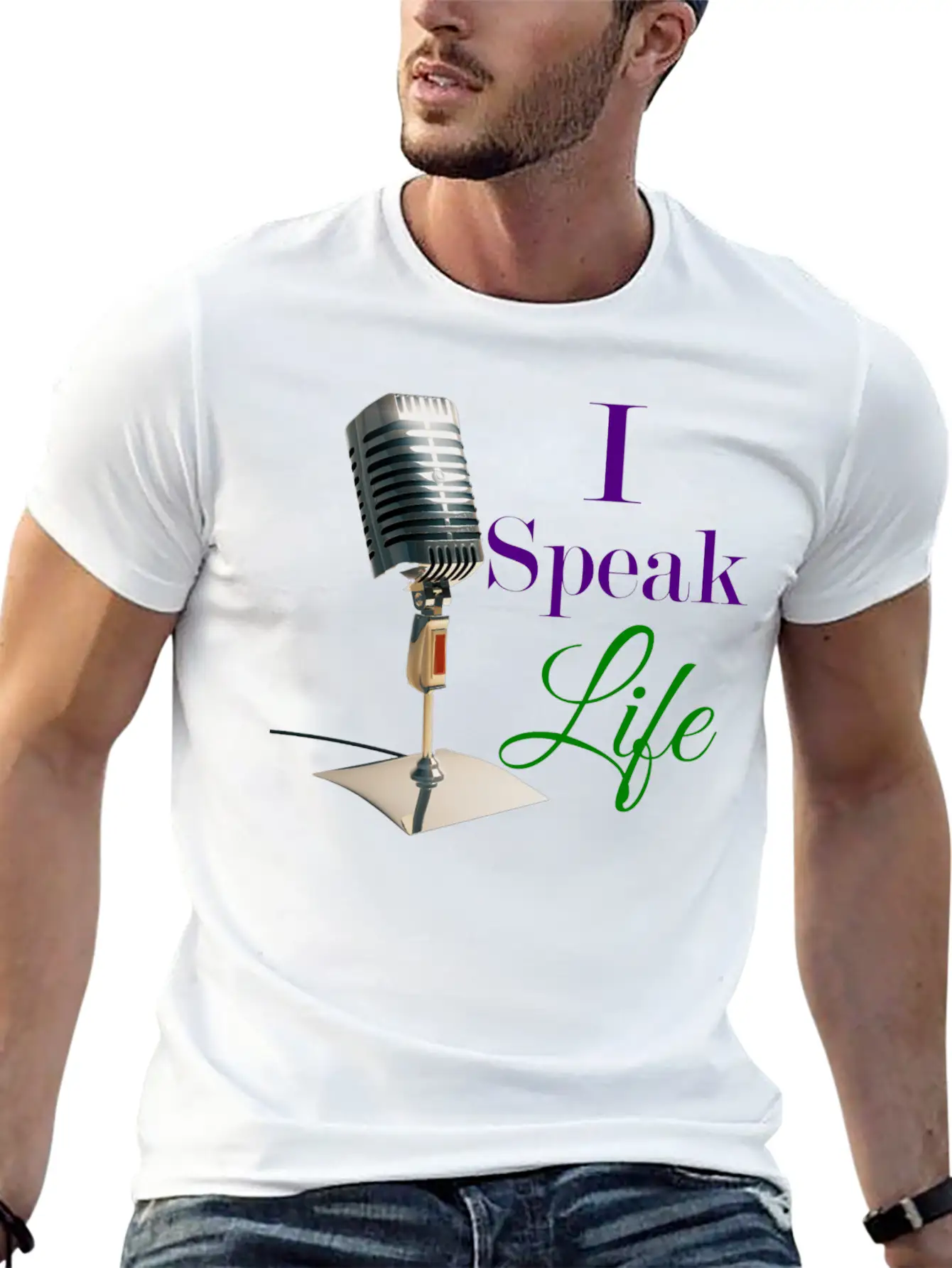 "I Speak Life" Tee Unisex Short Sleeve Soft Cotton T-Shirt – Casual Everyday Wear