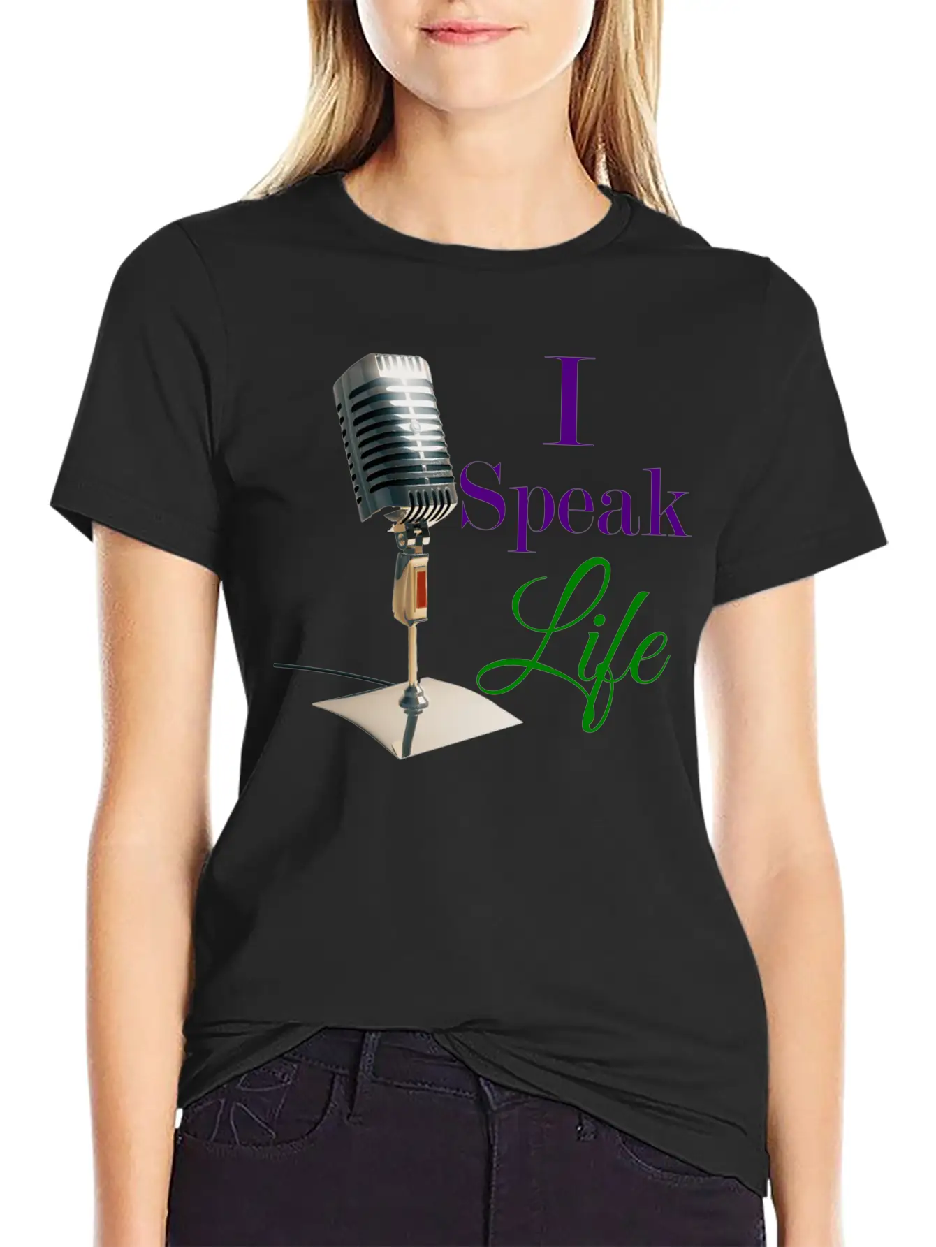 "I Speak Life" Tee Unisex Short Sleeve Soft Cotton T-Shirt – Casual Everyday Wear
