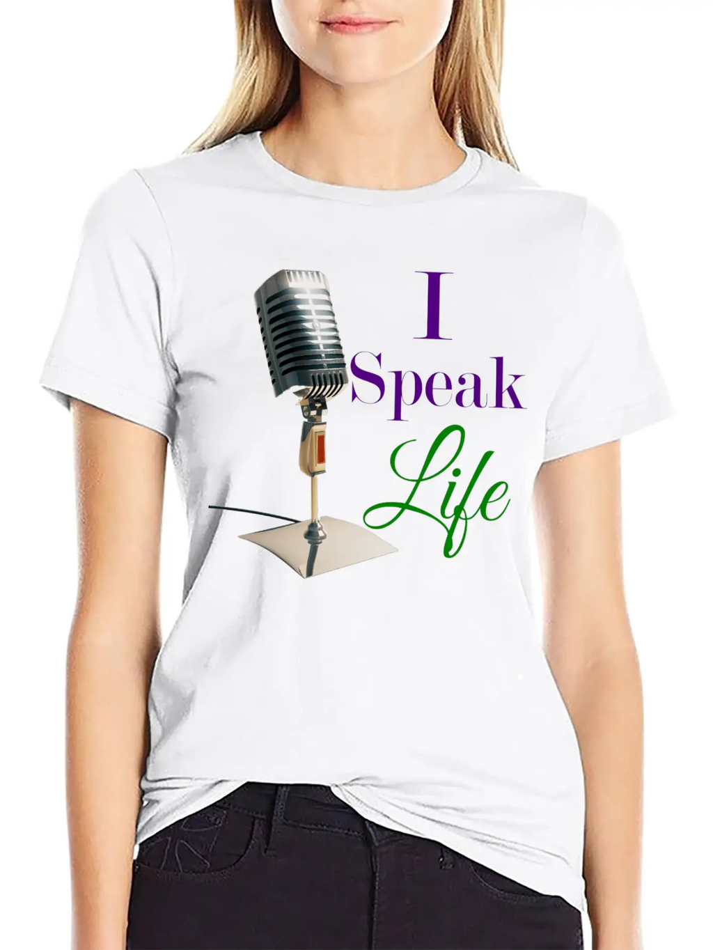 "I Speak Life" Tee Unisex Short Sleeve Soft Cotton T-Shirt – Casual Everyday Wear