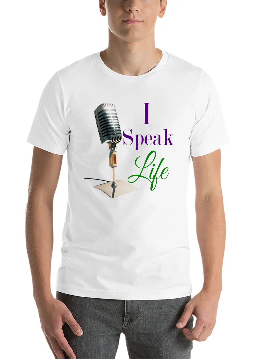 "I Speak Life" Tee Unisex Short Sleeve Soft Cotton T-Shirt – Casual Everyday Wear