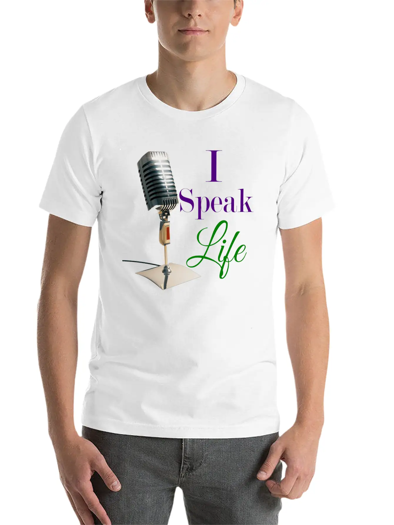 "I Speak Life" Tee Unisex Short Sleeve Soft Cotton T-Shirt – Casual Everyday Wear