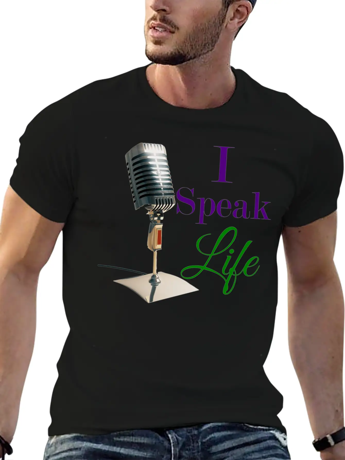 "I Speak Life" Tee Unisex Short Sleeve Soft Cotton T-Shirt – Casual Everyday Wear