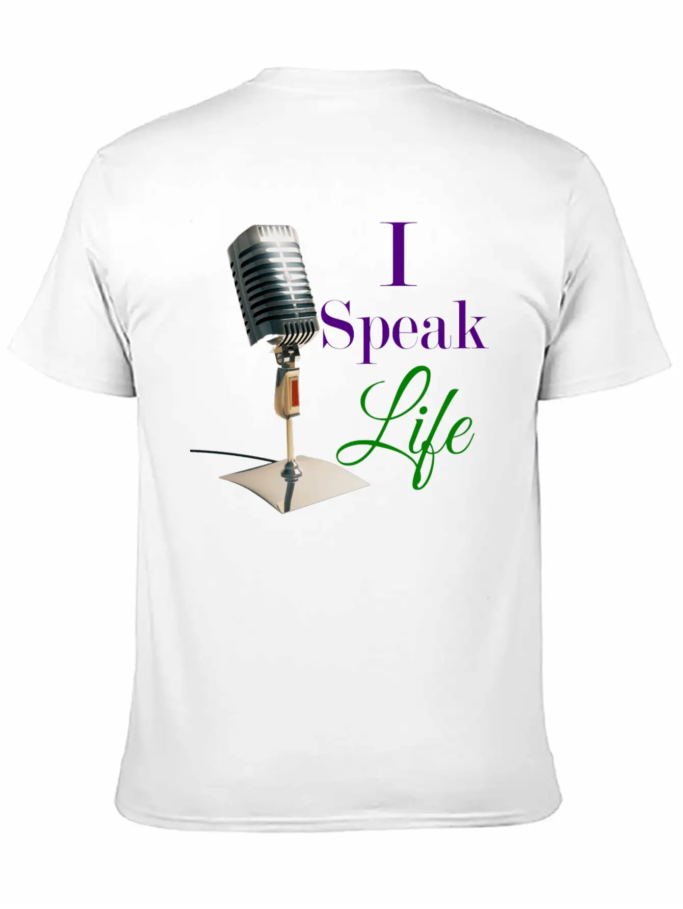 "I Speak Life" Tee Unisex Short Sleeve Soft Cotton T-Shirt – Casual Everyday Wear
