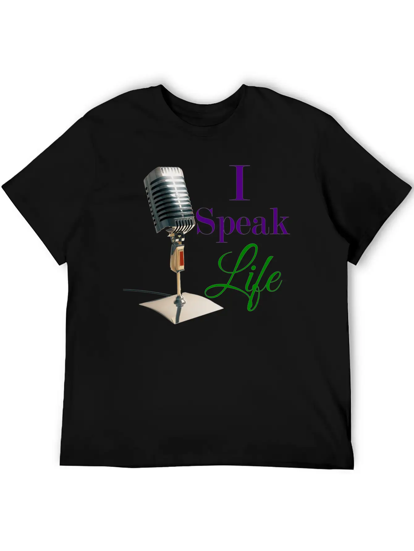 "I Speak Life" Tee Unisex Short Sleeve Soft Cotton T-Shirt – Casual Everyday Wear