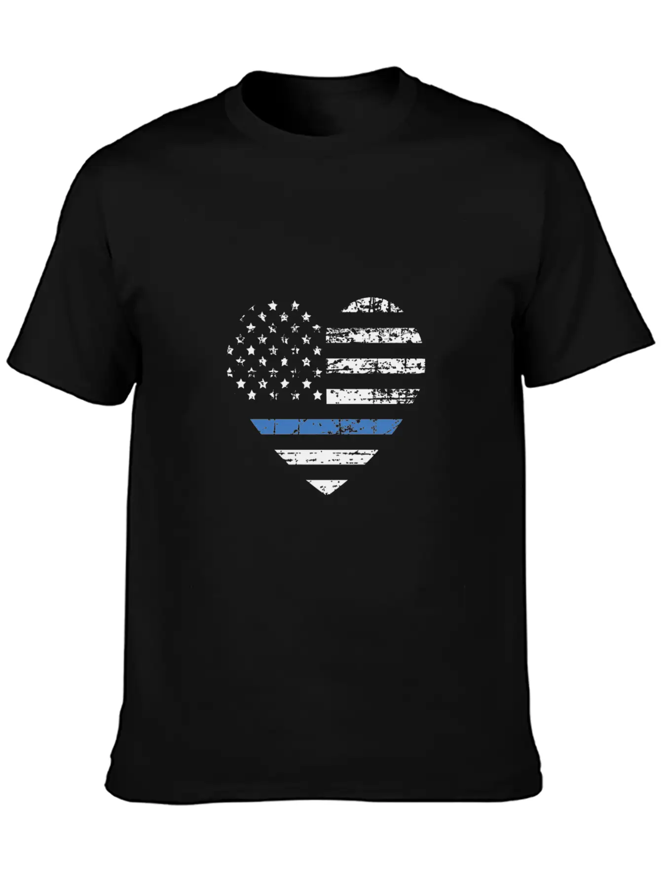 I Support The Thin Blue Line Gift Tee Unisex Casual T-Shirt – Clean Design For Daily Comfort