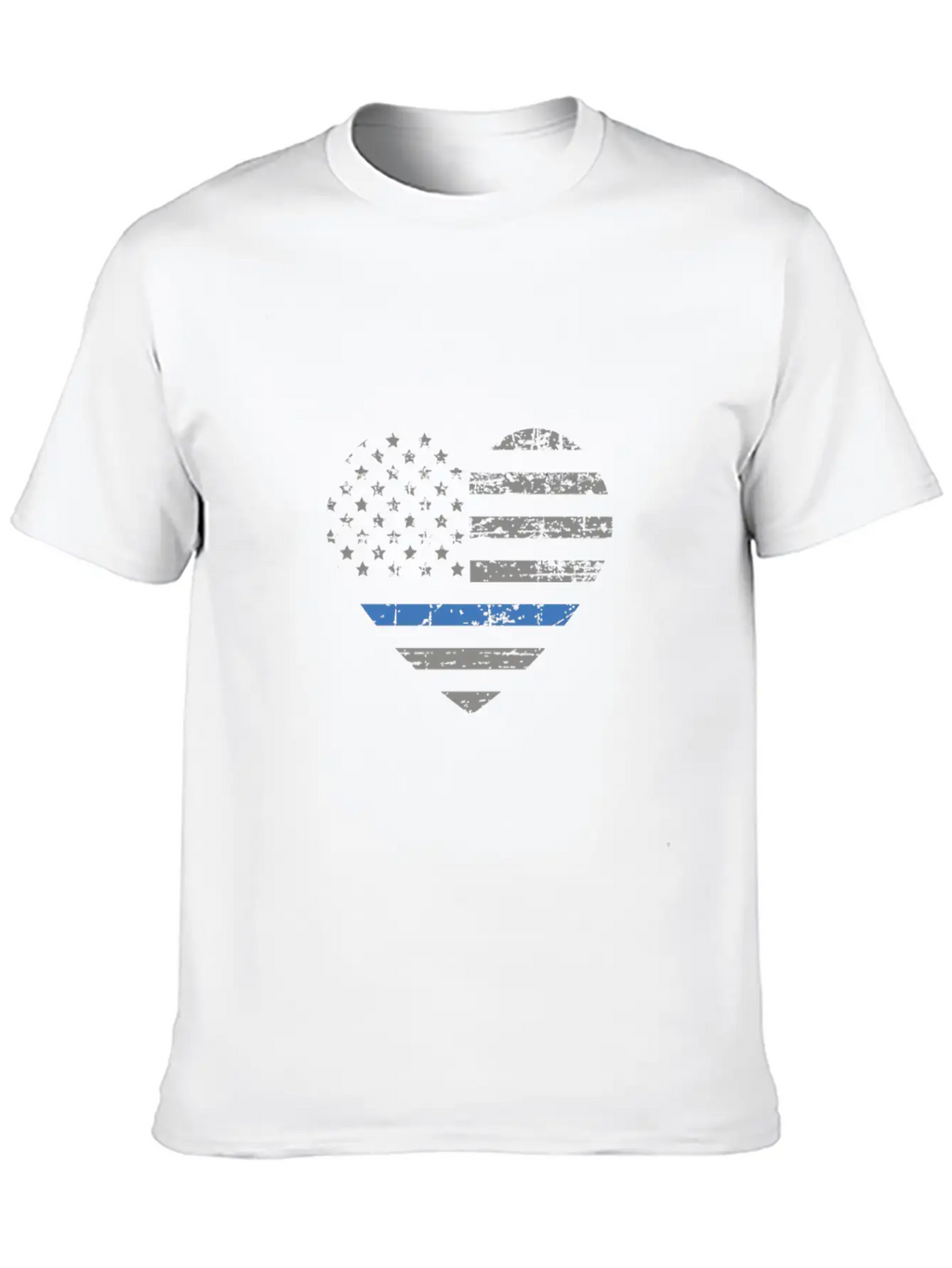 I Support The Thin Blue Line Gift Tee Unisex Casual T-Shirt – Clean Design For Daily Comfort