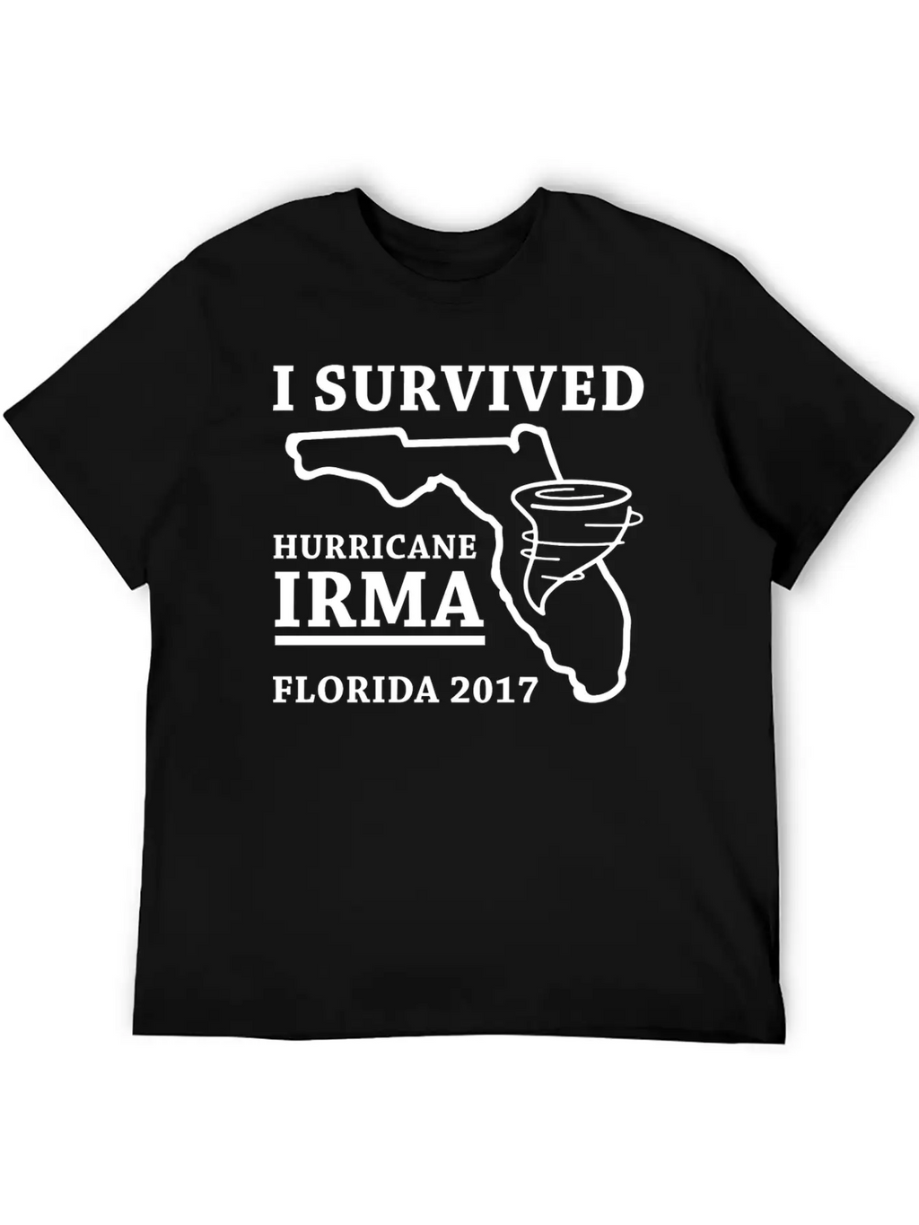 I Survived Hurricane Irma Classic Fit Graphic Tee For Daily Comfort – Unisex Cotton Shirt