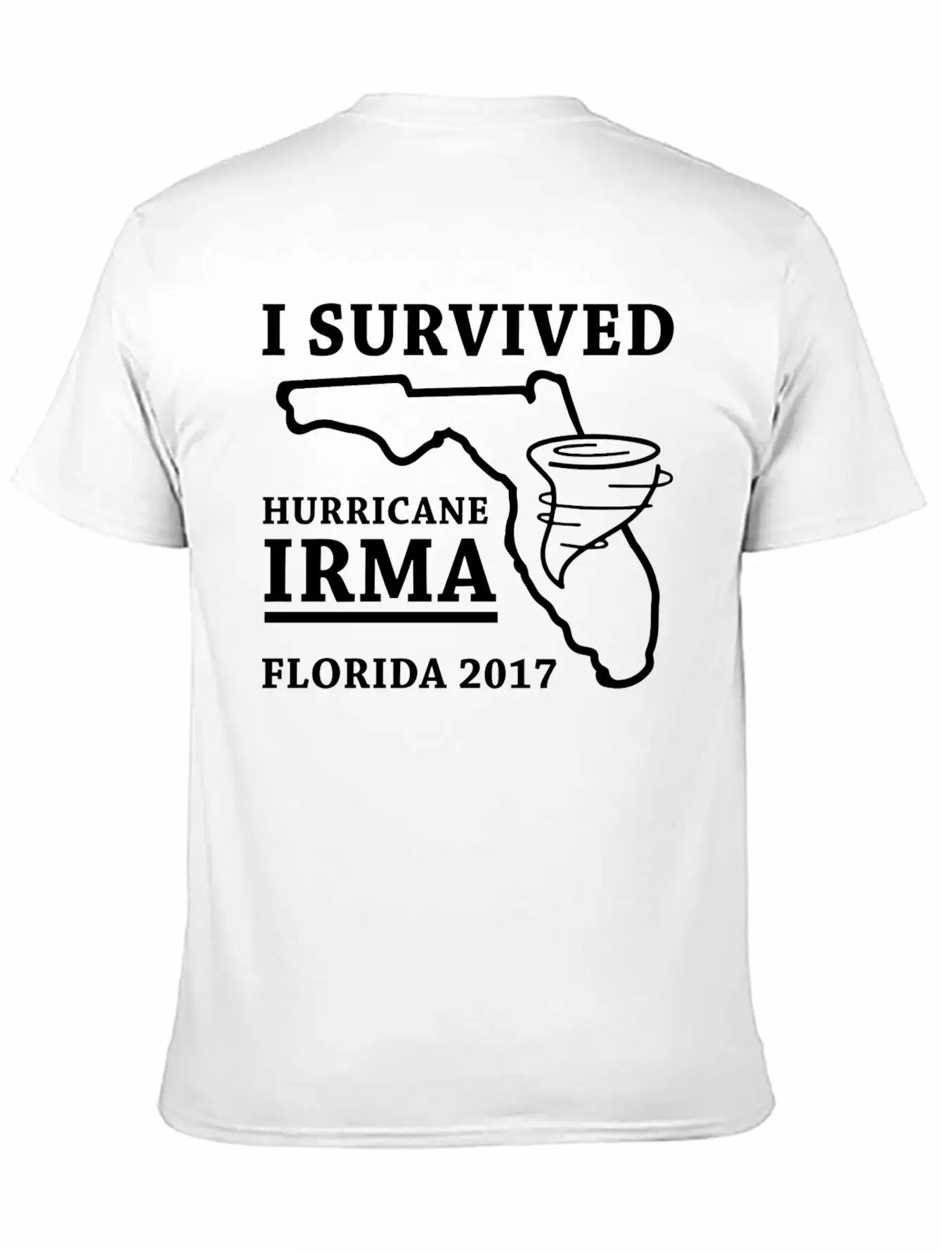 I Survived Hurricane Irma Classic Fit Graphic Tee For Daily Comfort – Unisex Cotton Shirt