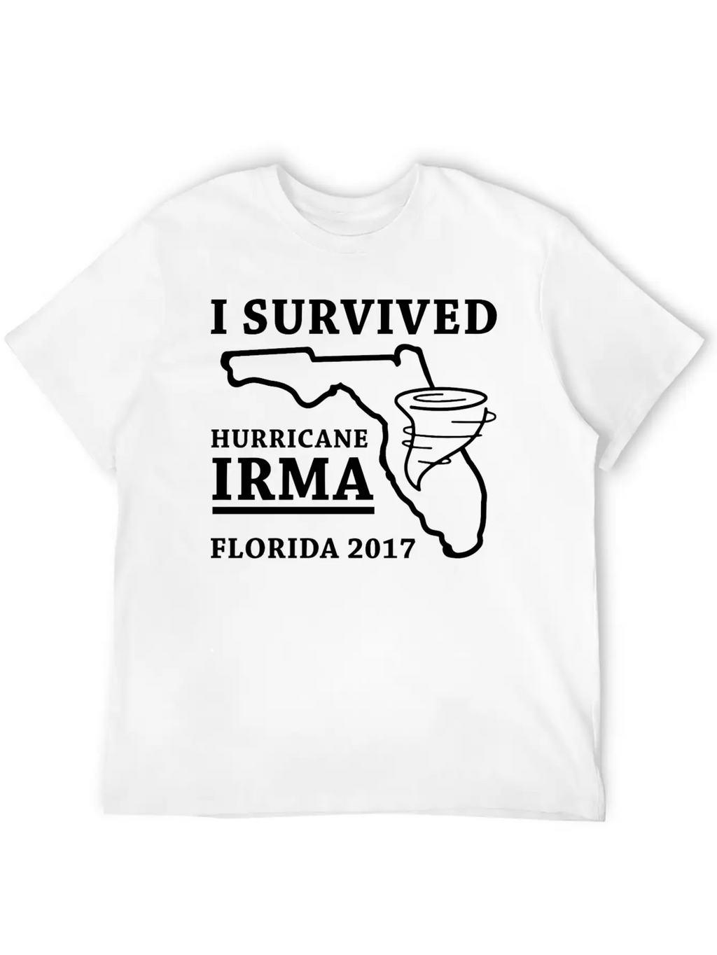 I Survived Hurricane Irma Classic Fit Graphic Tee For Daily Comfort – Unisex Cotton Shirt