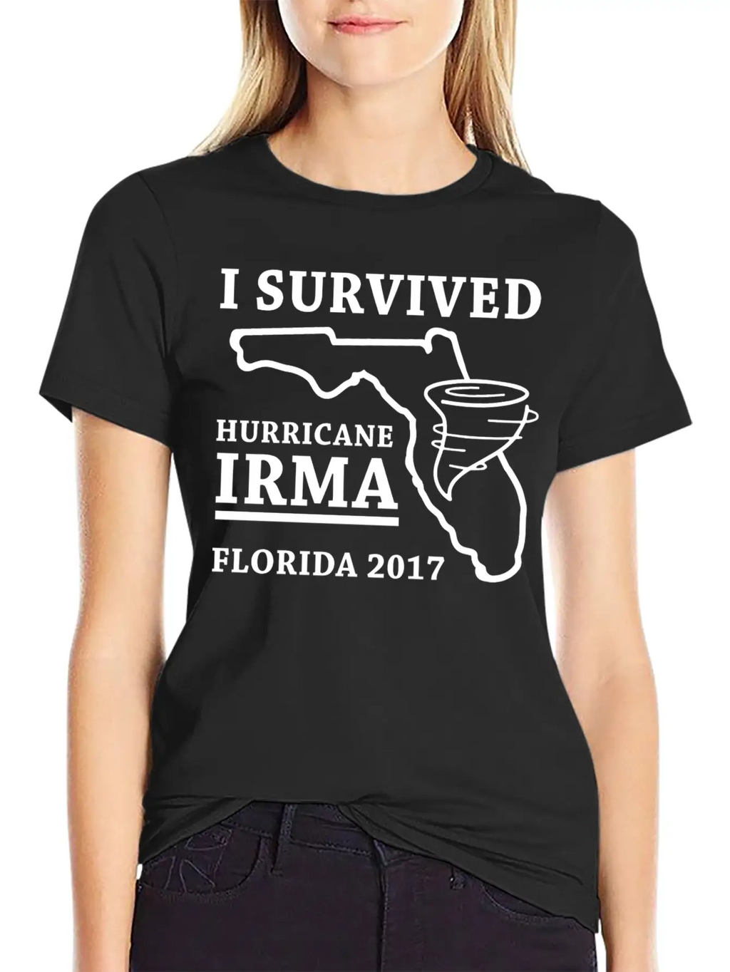 I Survived Hurricane Irma Classic Fit Graphic Tee For Daily Comfort – Unisex Cotton Shirt