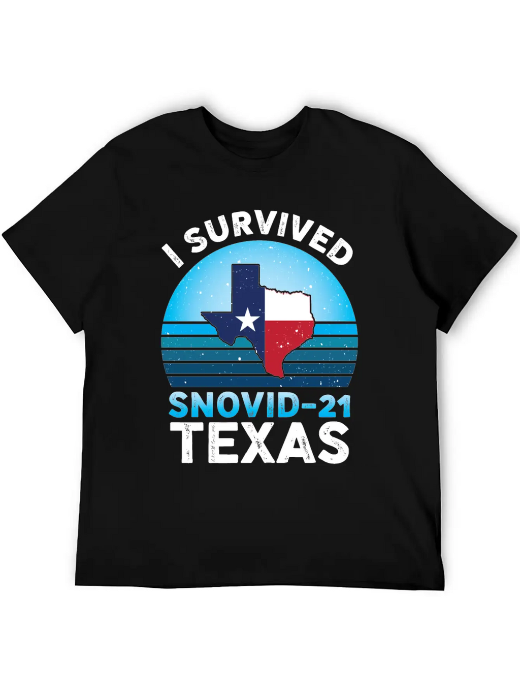 I Survived Snovid-21 Texas Essential Cotton Tee For Daily Outfits – Unisex Style