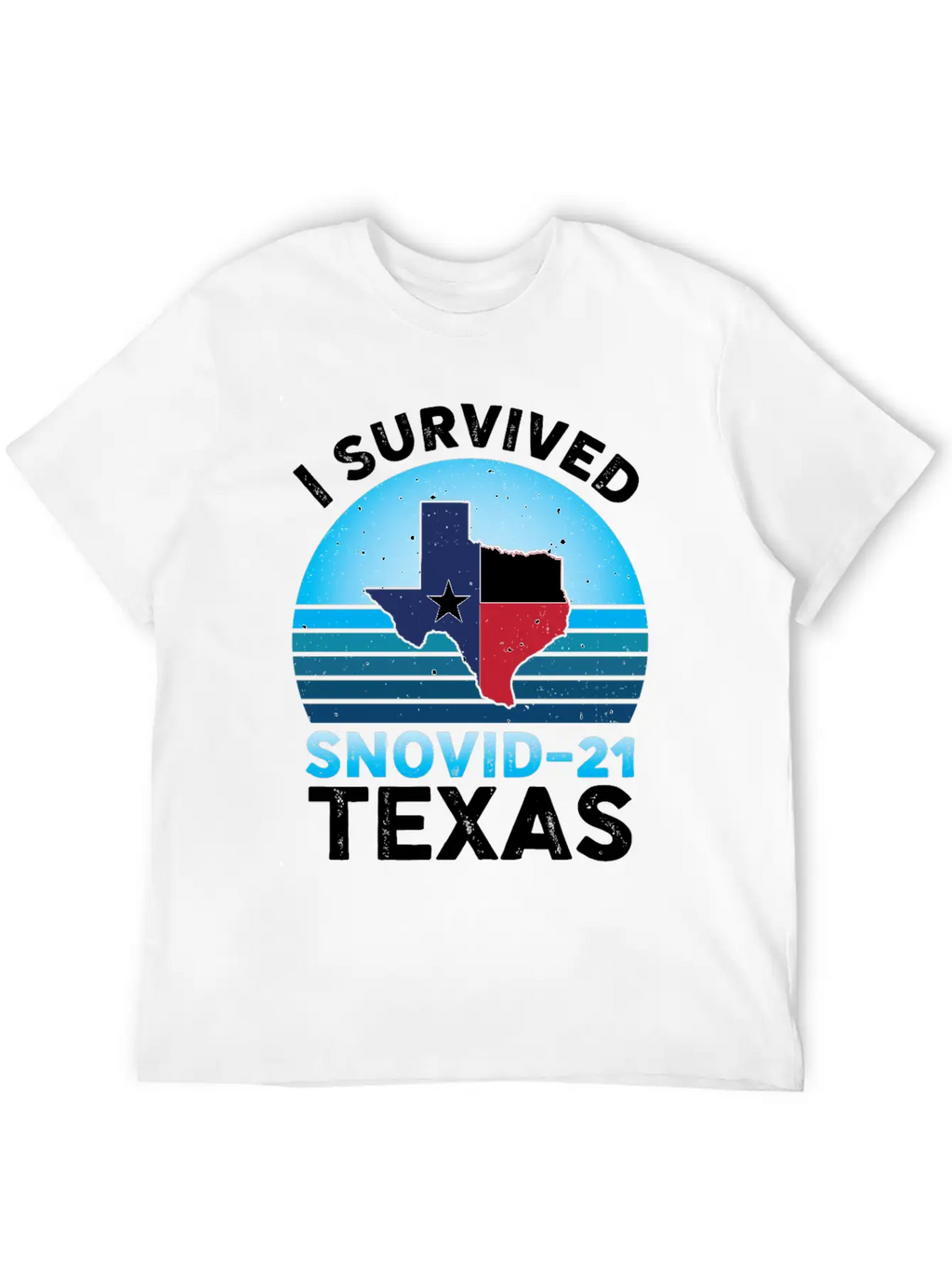 I Survived Snovid-21 Texas Essential Cotton Tee For Daily Outfits – Unisex Style