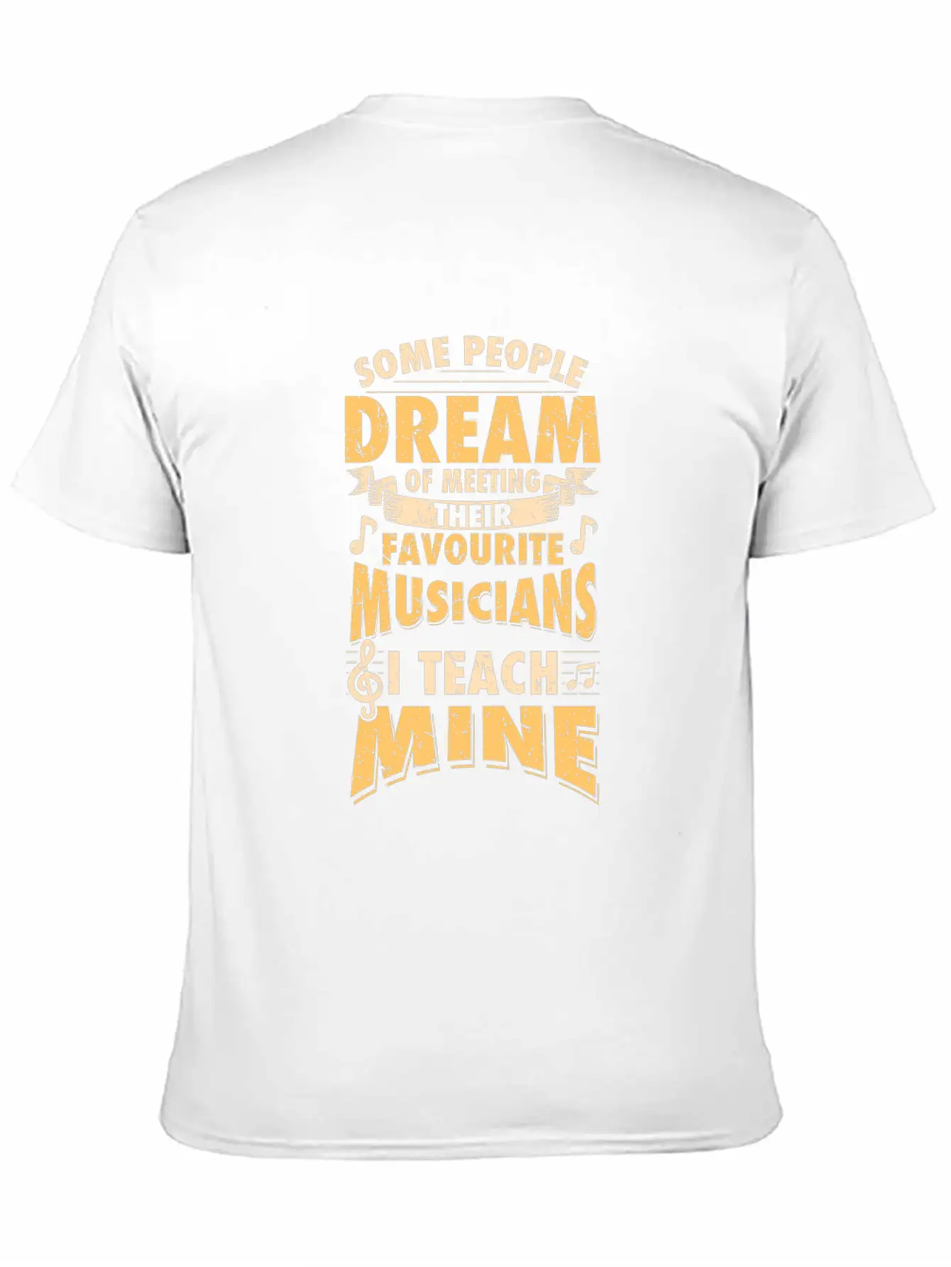 I Teach My Favourite Musicians - Teacher Design Breathable Soft Cotton T-Shirt – Timeless Casual Look