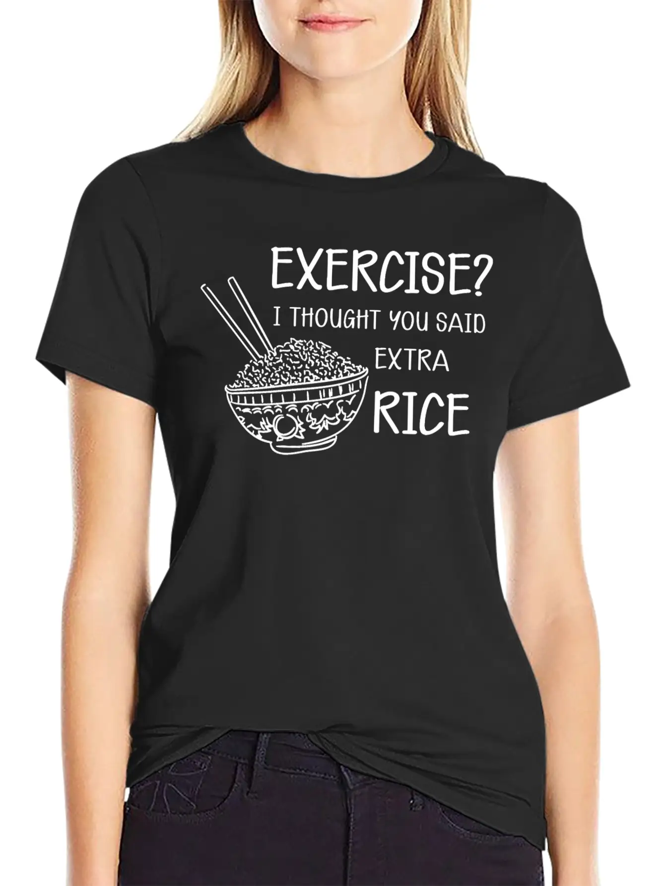 I Thought You Said Extra Rice Classic Fit Graphic Tee For Daily Comfort – Unisex Cotton Shirt