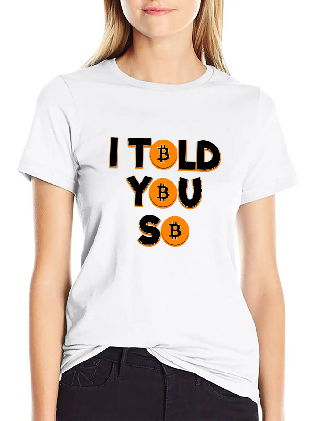 I Told You So Bitcoin Cryptocurrency Stock Market Essential Cotton Tee For Daily Outfits – Unisex Style