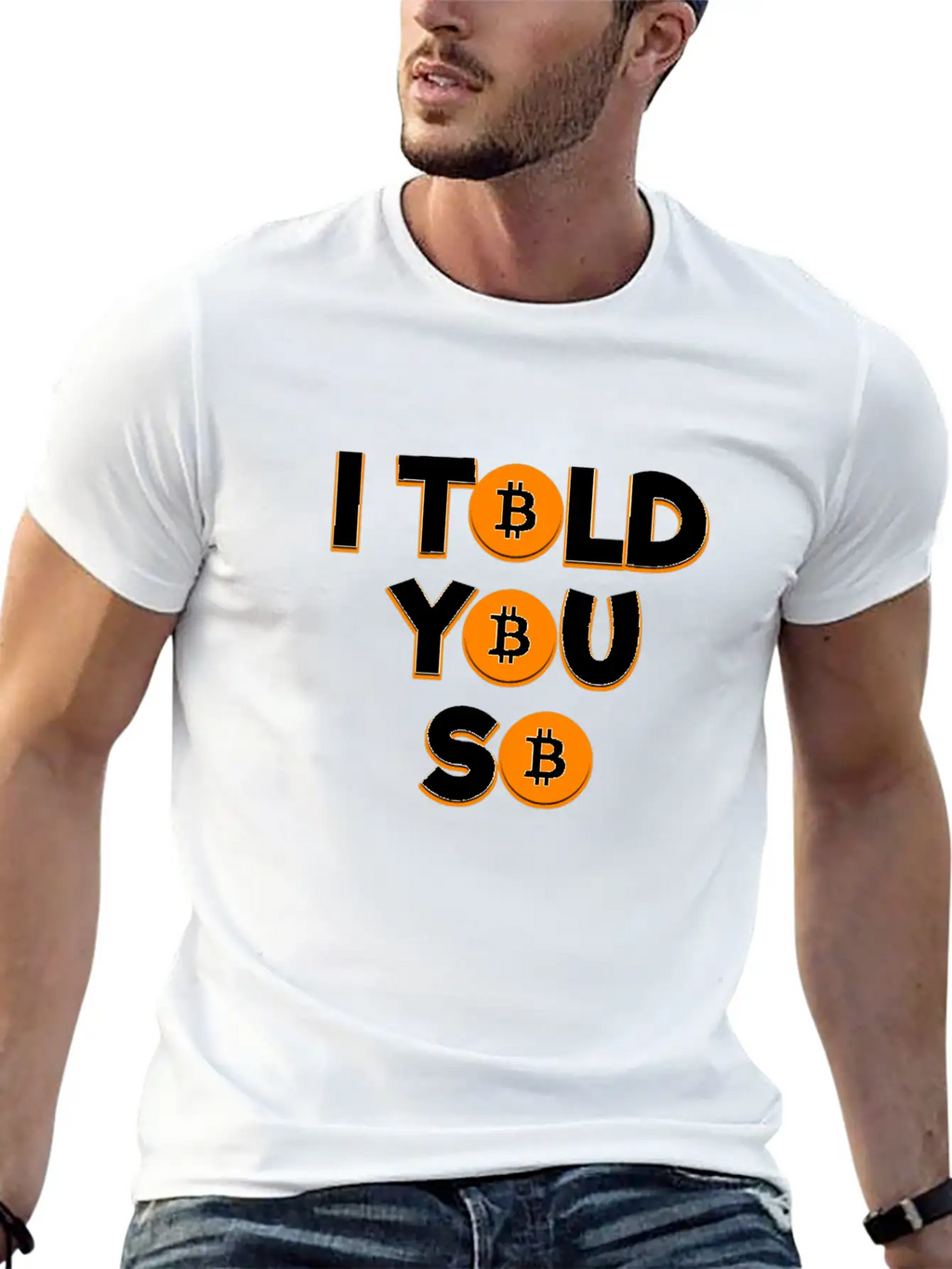 I Told You So Bitcoin Cryptocurrency Stock Market Essential Cotton Tee For Daily Outfits – Unisex Style