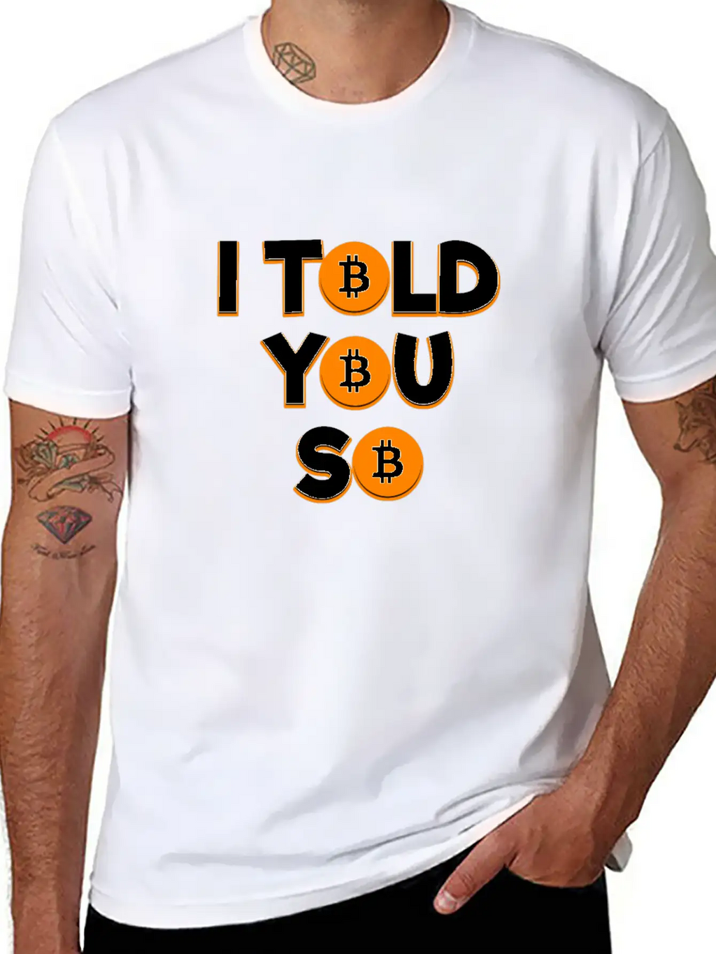 I Told You So Bitcoin Cryptocurrency Stock Market Essential Cotton Tee For Daily Outfits – Unisex Style