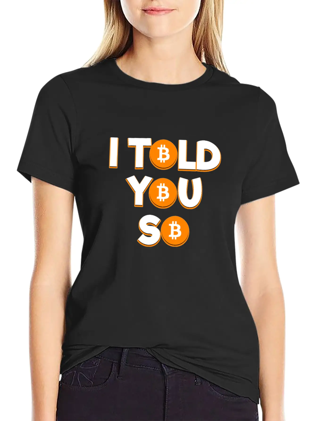 I Told You So Bitcoin Cryptocurrency Stock Market Essential Cotton Tee For Daily Outfits – Unisex Style