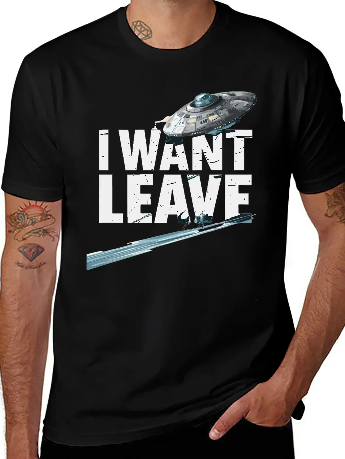 I Want Leave Unisex Casual T-Shirt – Clean Design For Daily Comfort