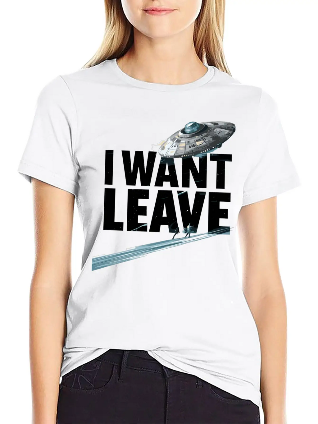 I Want Leave Unisex Casual T-Shirt – Clean Design For Daily Comfort