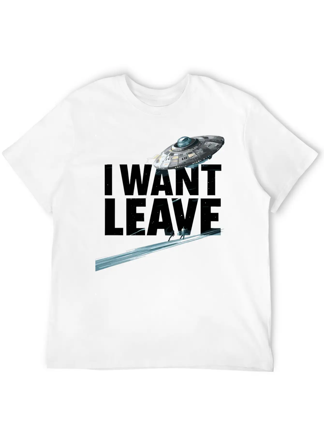 I Want Leave Unisex Casual T-Shirt – Clean Design For Daily Comfort