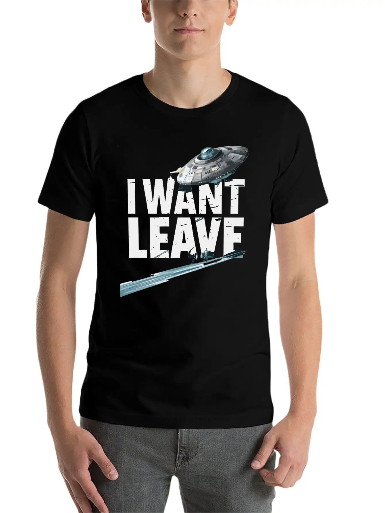 I Want Leave Unisex Casual T-Shirt – Clean Design For Daily Comfort