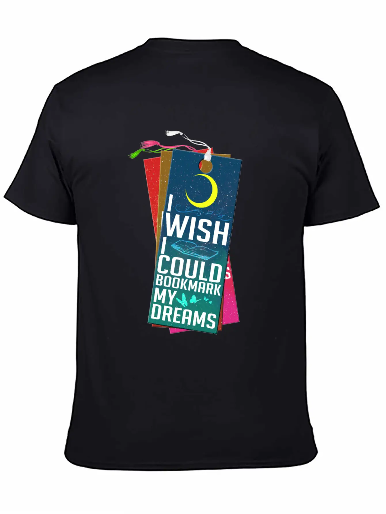 I Wish I Could Bookmark My Dreams Stylish Everyday T-Shirt – Unisex Basic Cotton Tee