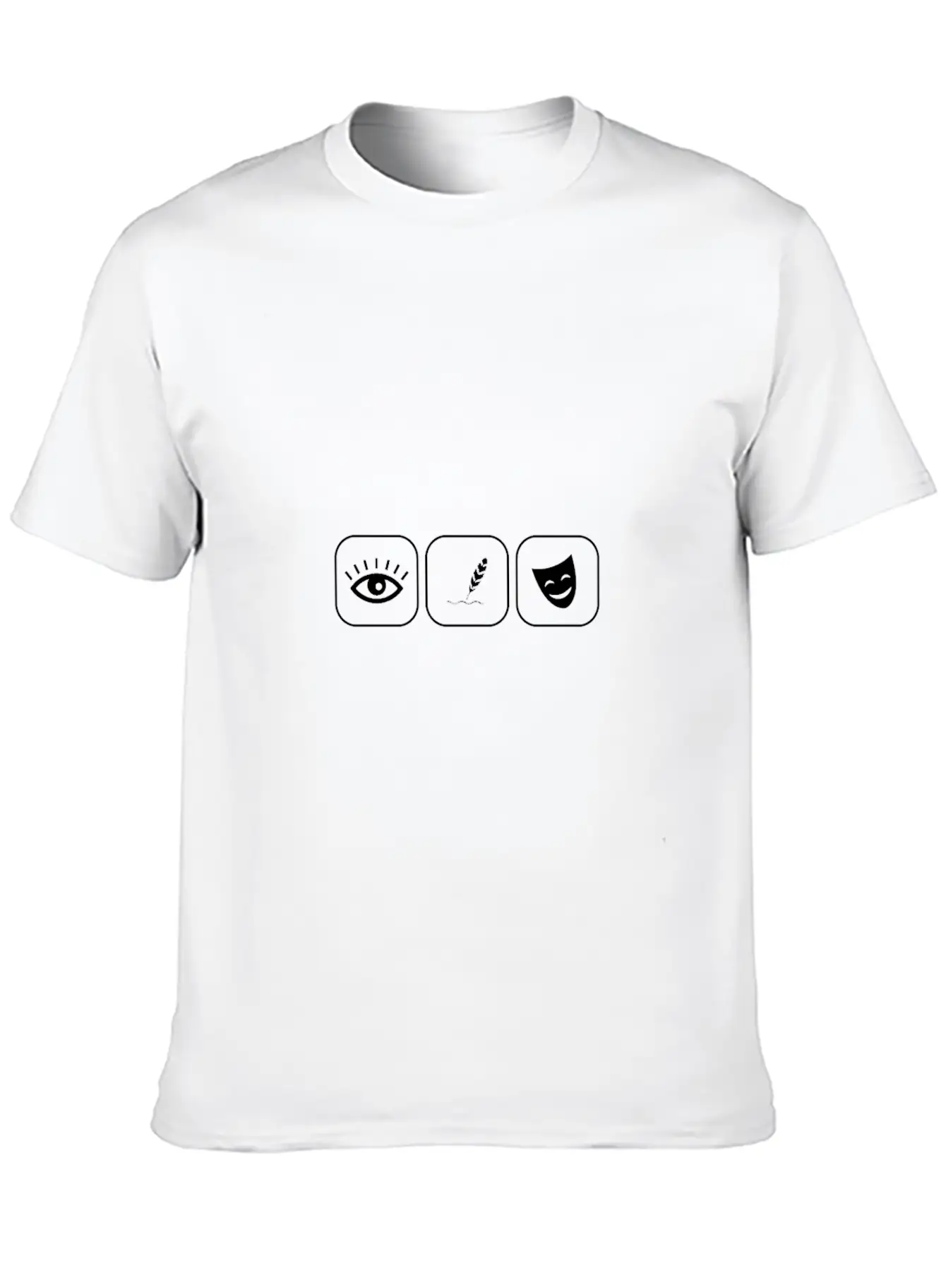 I Write Comedy Rebus Unisex Casual T-Shirt – Clean Design For Daily Comfort