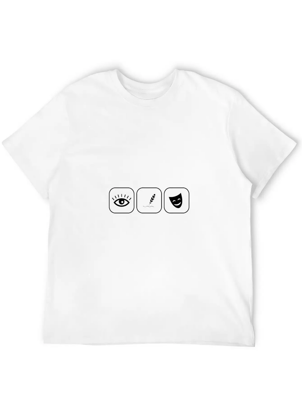 I Write Comedy Rebus Unisex Casual T-Shirt – Clean Design For Daily Comfort