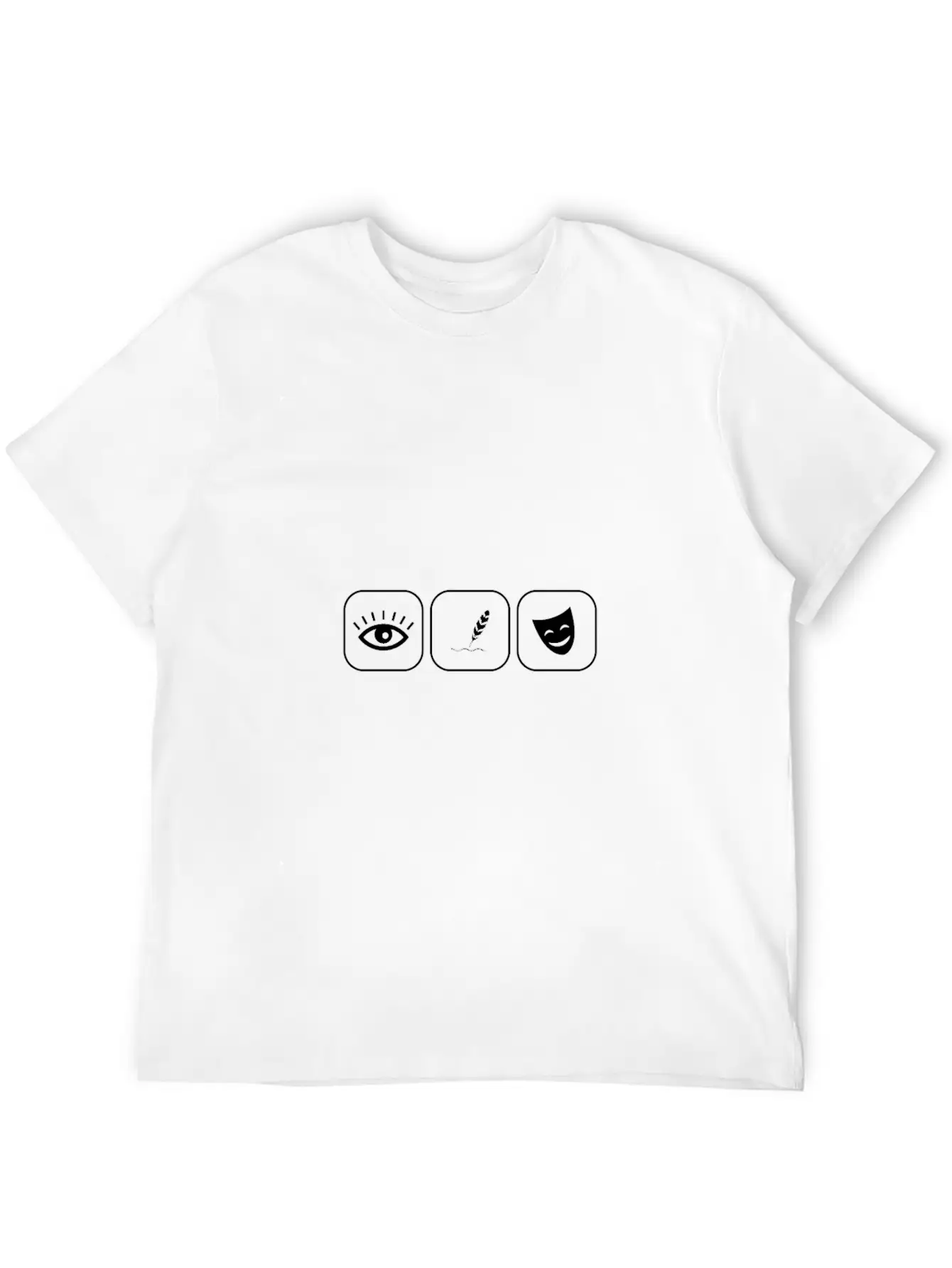 I Write Comedy Rebus Unisex Casual T-Shirt – Clean Design For Daily Comfort