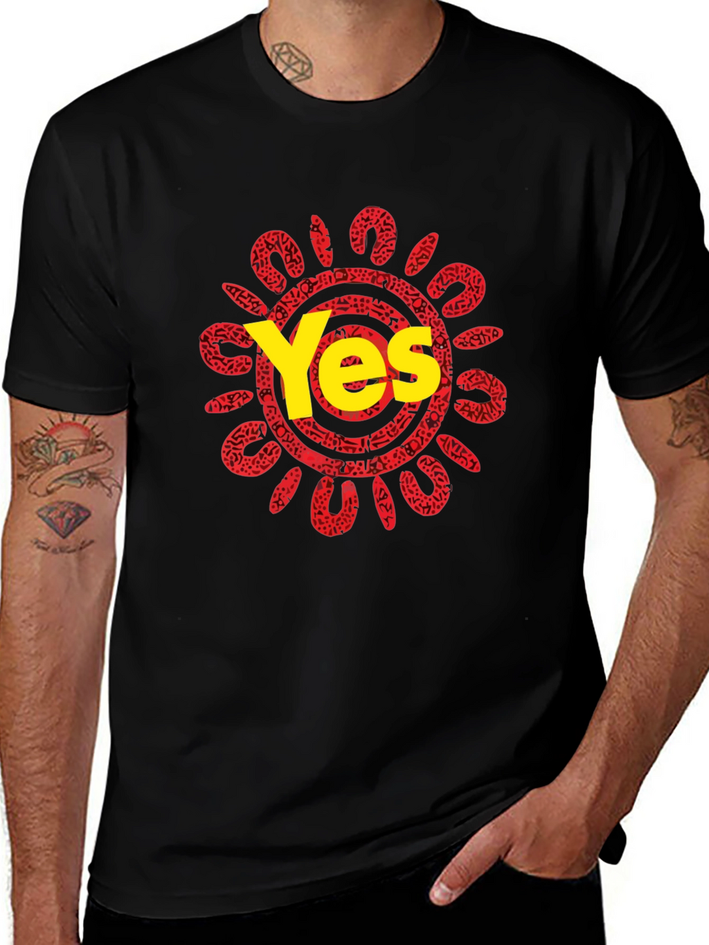 Yes Graphic Tee - Bold Statement Shirt