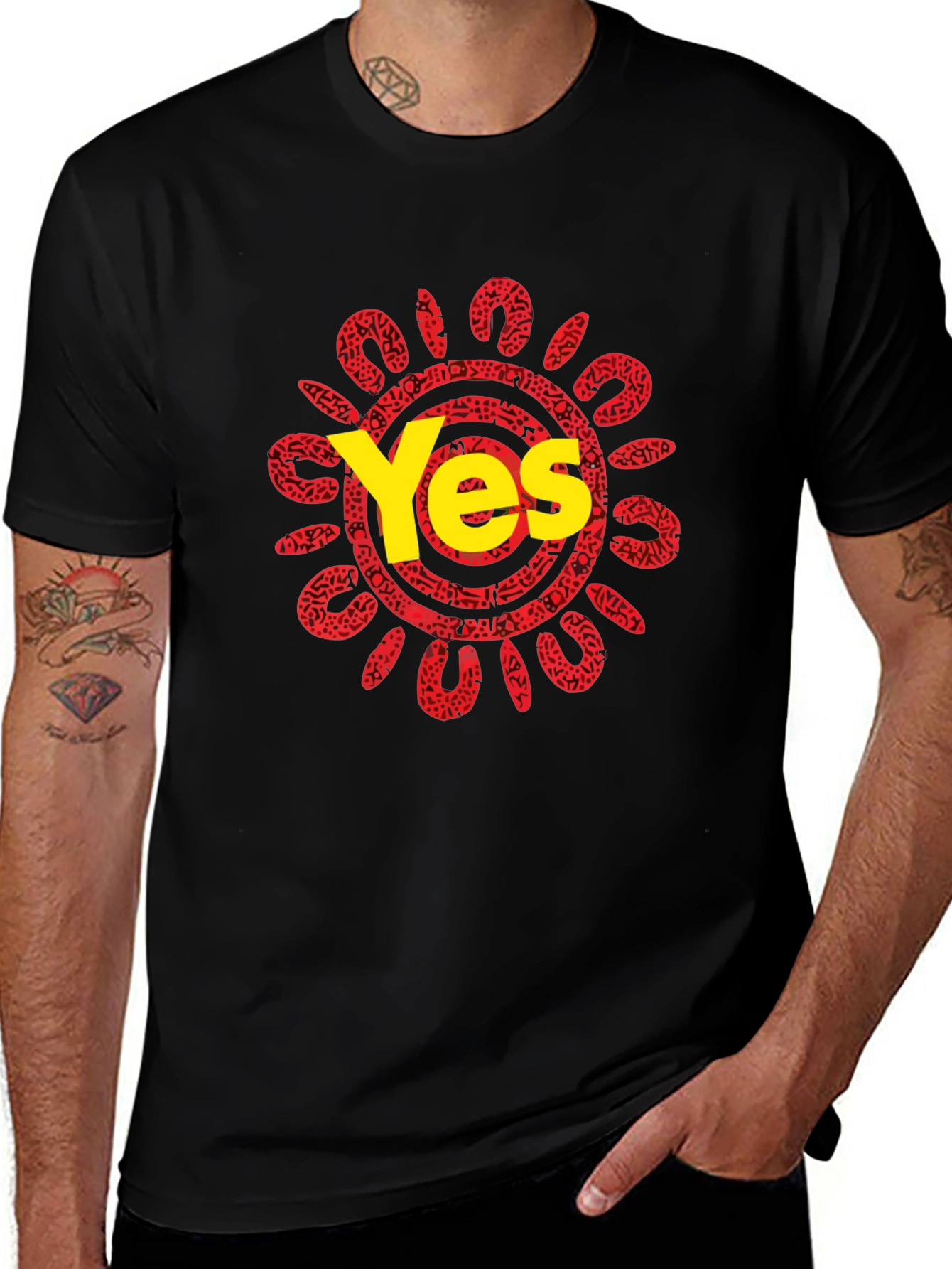 Yes Graphic Tee - Bold Statement Shirt