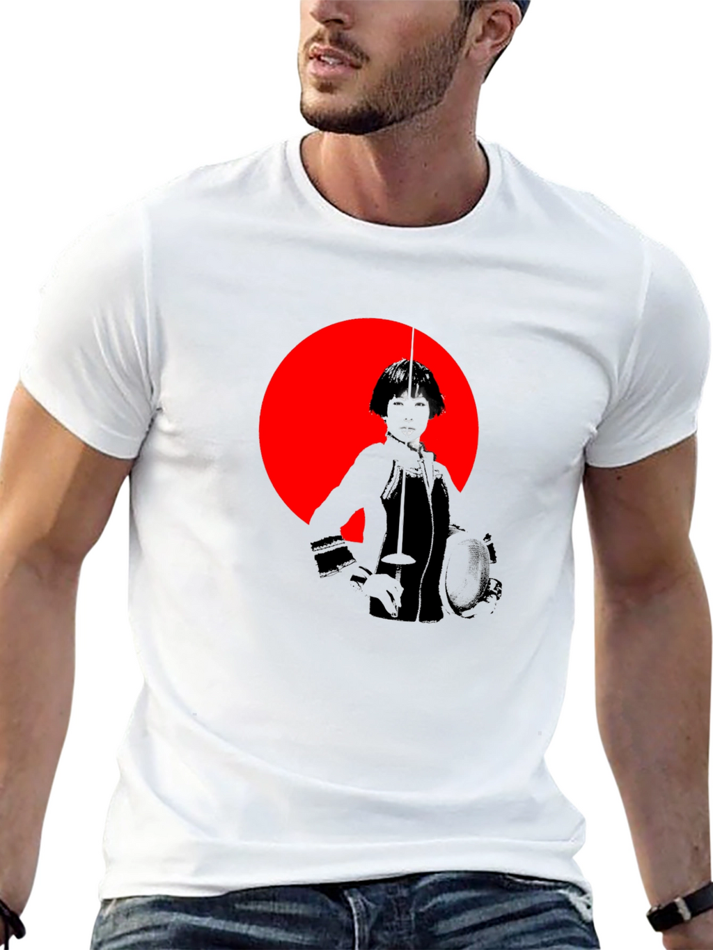 Fencing Silhouette Graphic Tee
