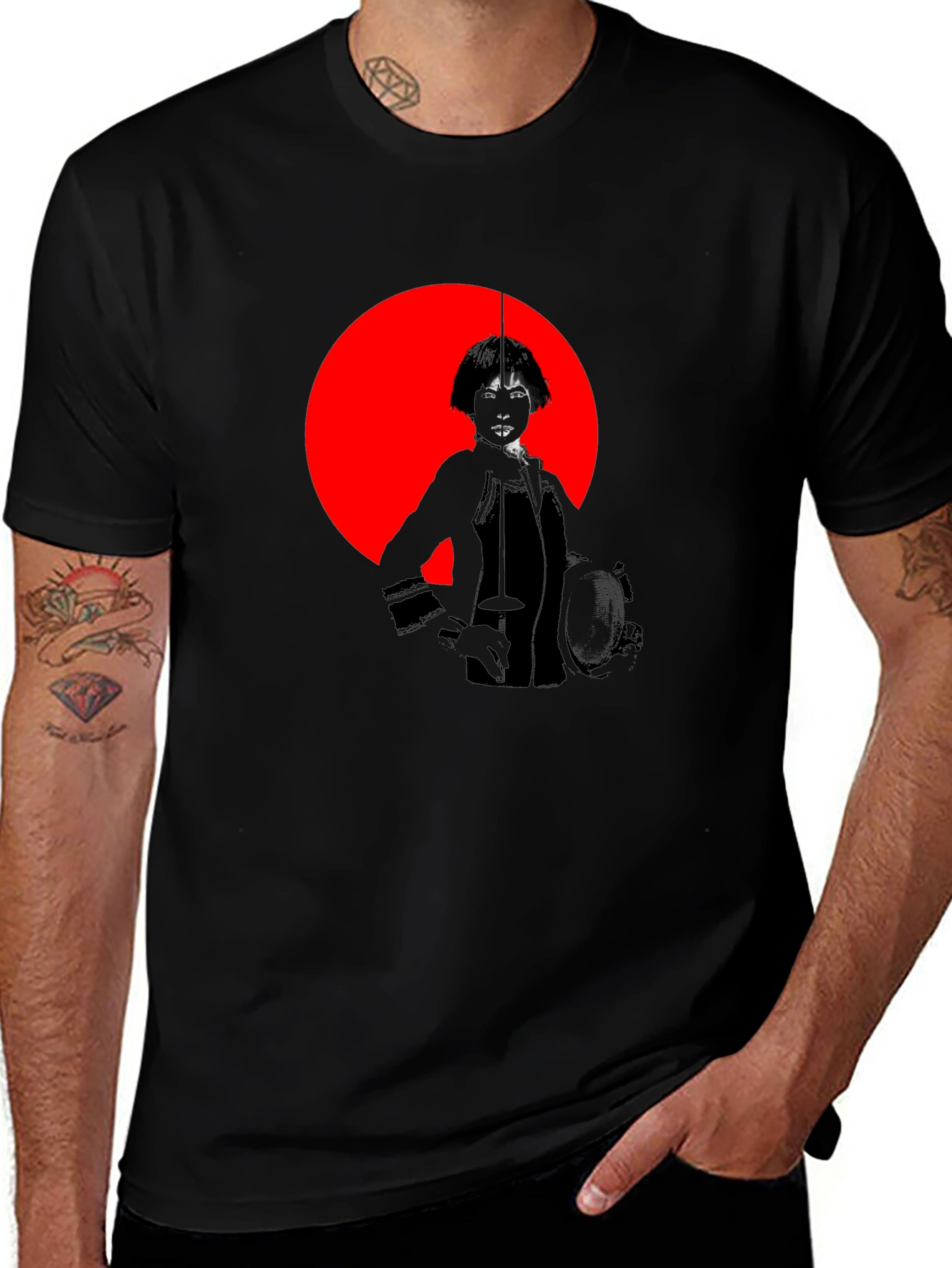 Fencing Silhouette Graphic Tee