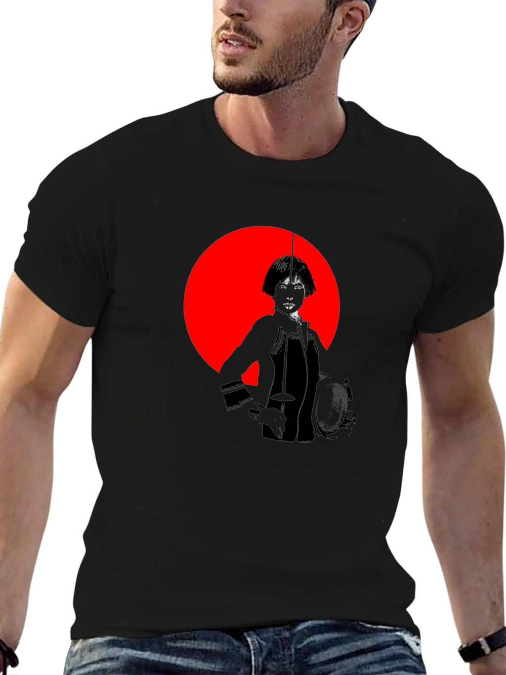 Fencing Silhouette Graphic Tee