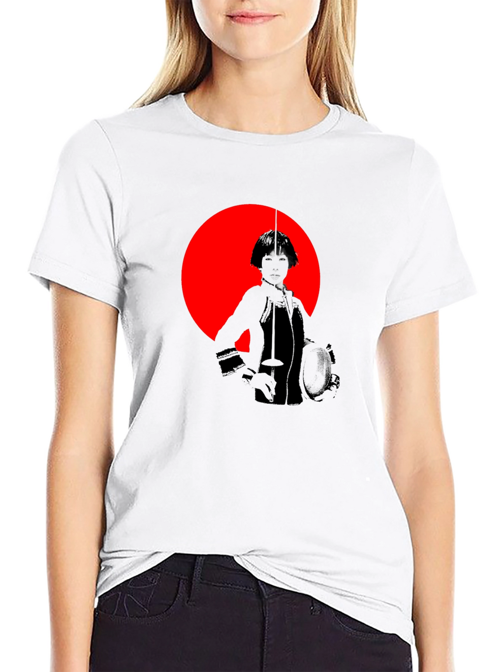 Fencing Silhouette Graphic Tee