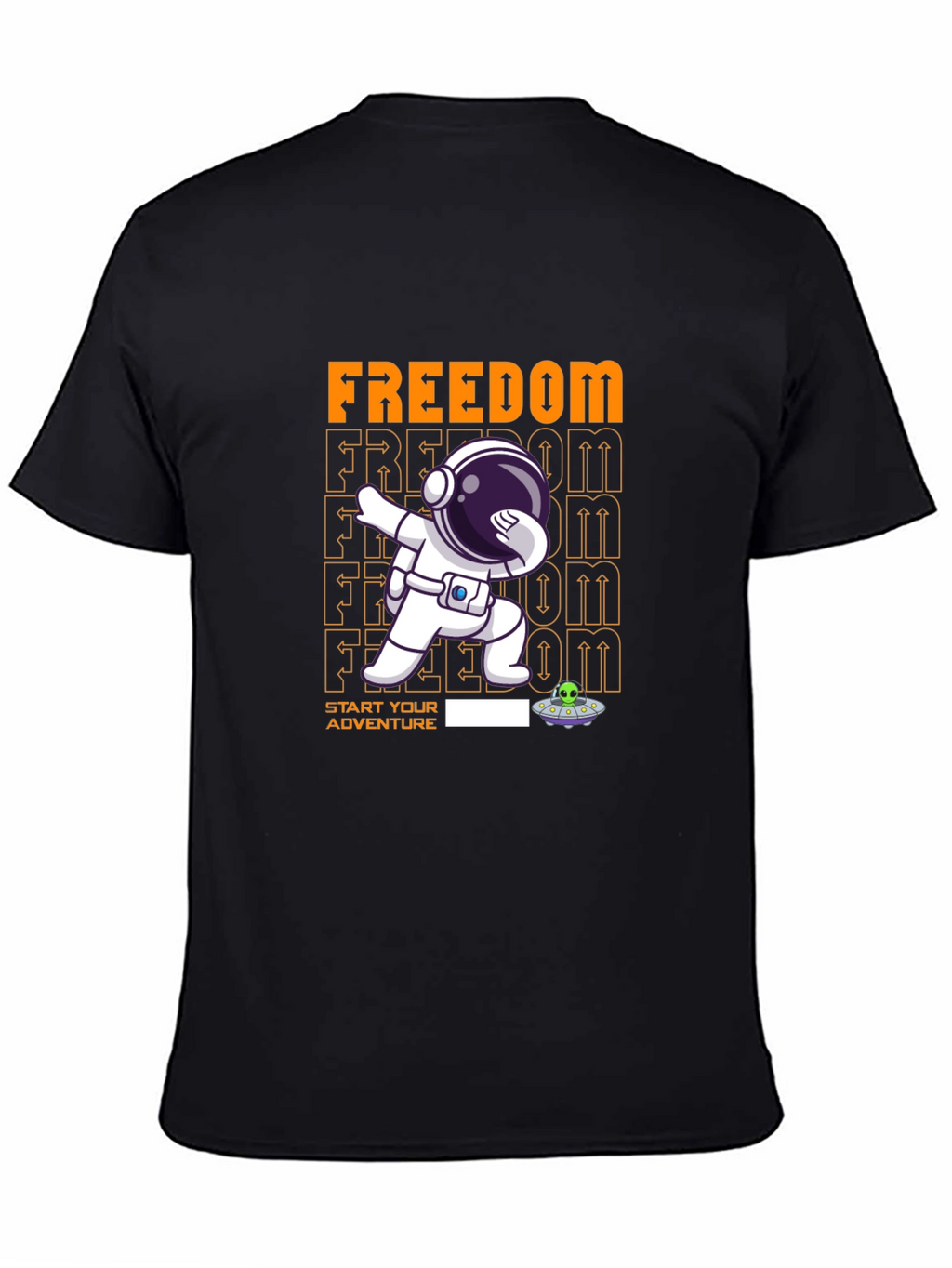 Freedom Astronaut Dab T-Shirt - Start Your Adventure!