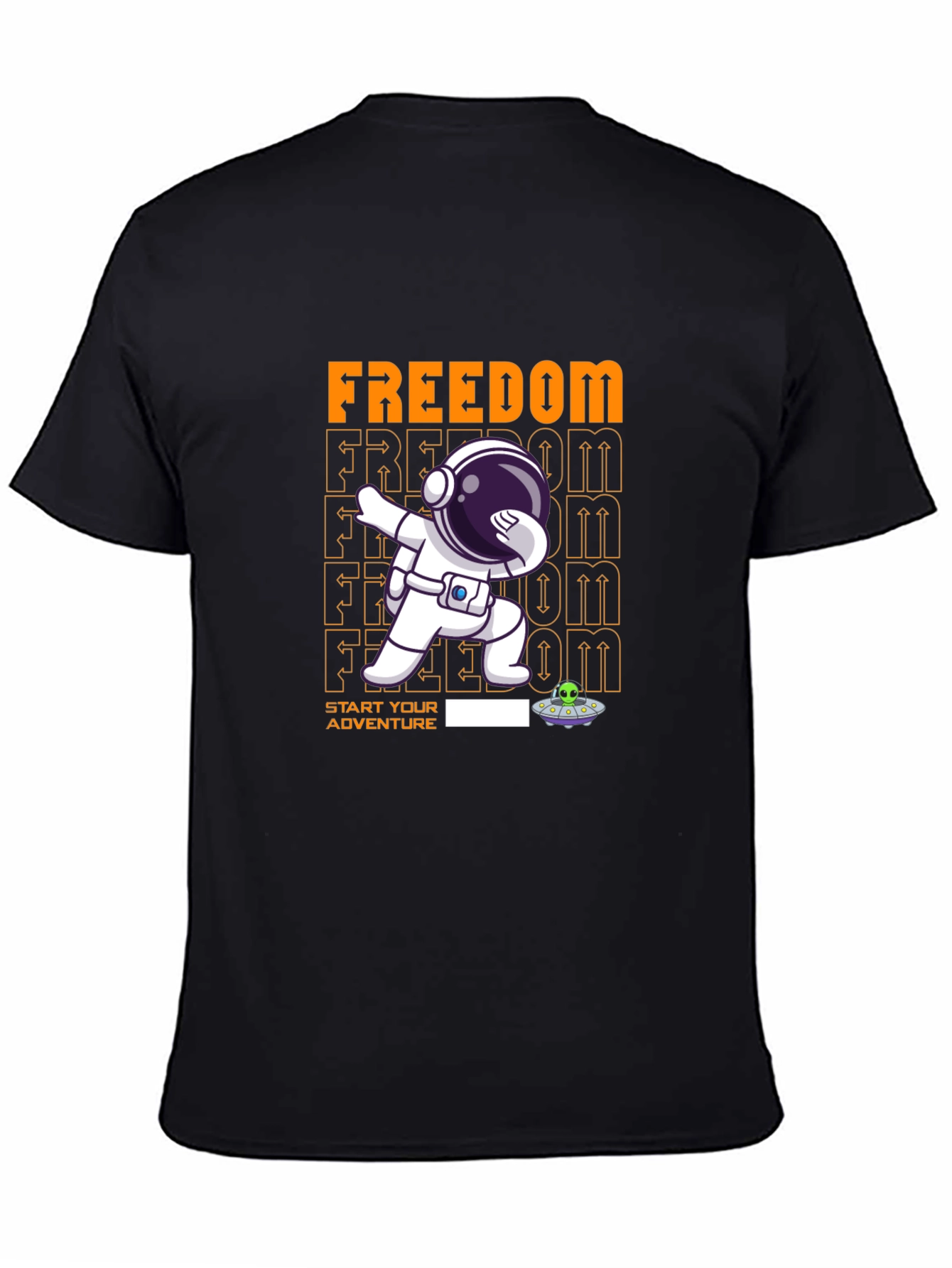 Freedom Astronaut Dab T-Shirt - Start Your Adventure!