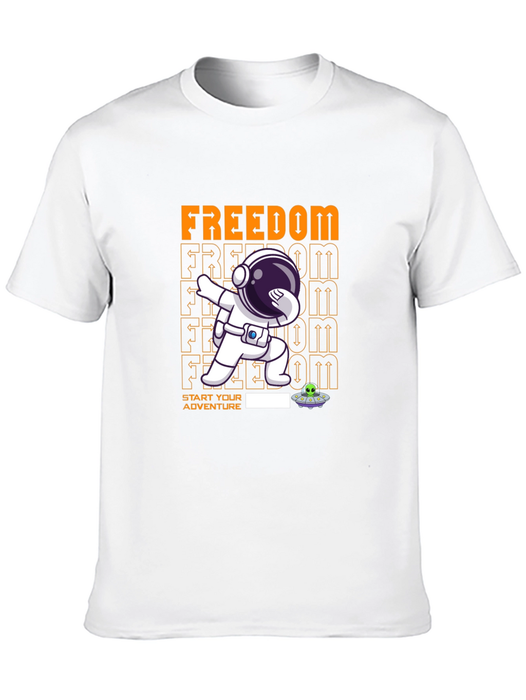 Freedom Astronaut Dab T-Shirt - Start Your Adventure!