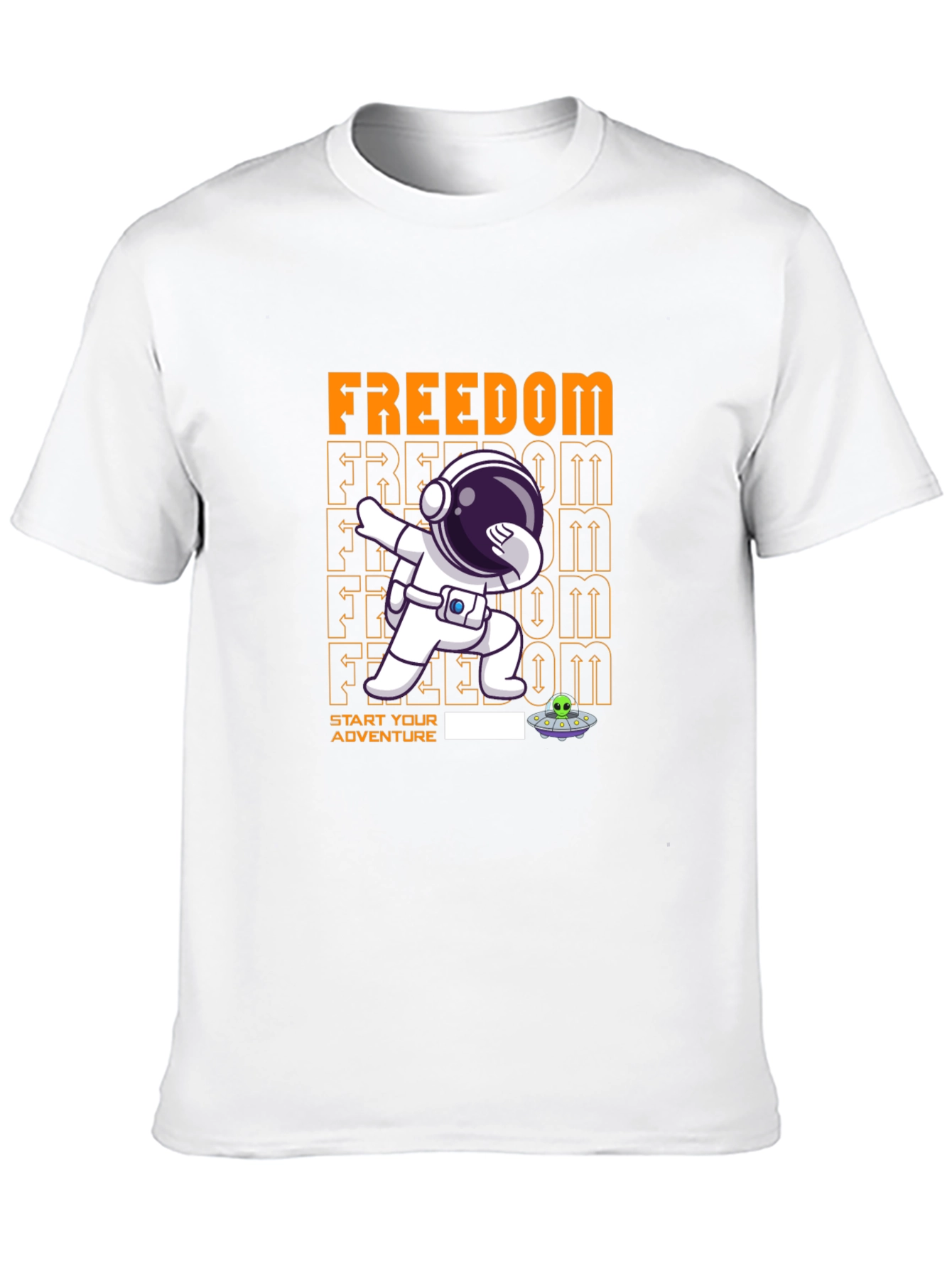 Freedom Astronaut Dab T-Shirt - Start Your Adventure!