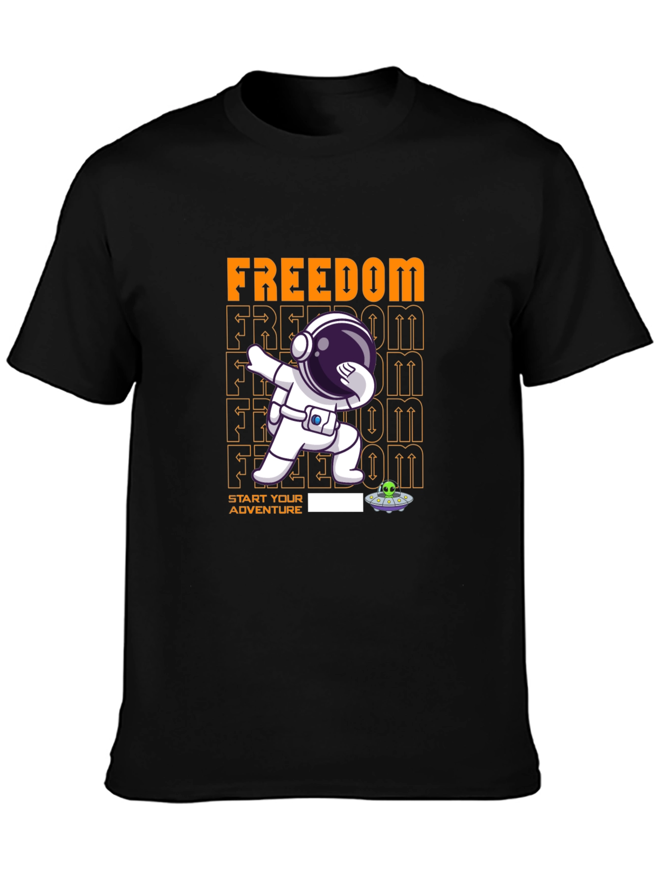 Freedom Astronaut Dab T-Shirt - Start Your Adventure!