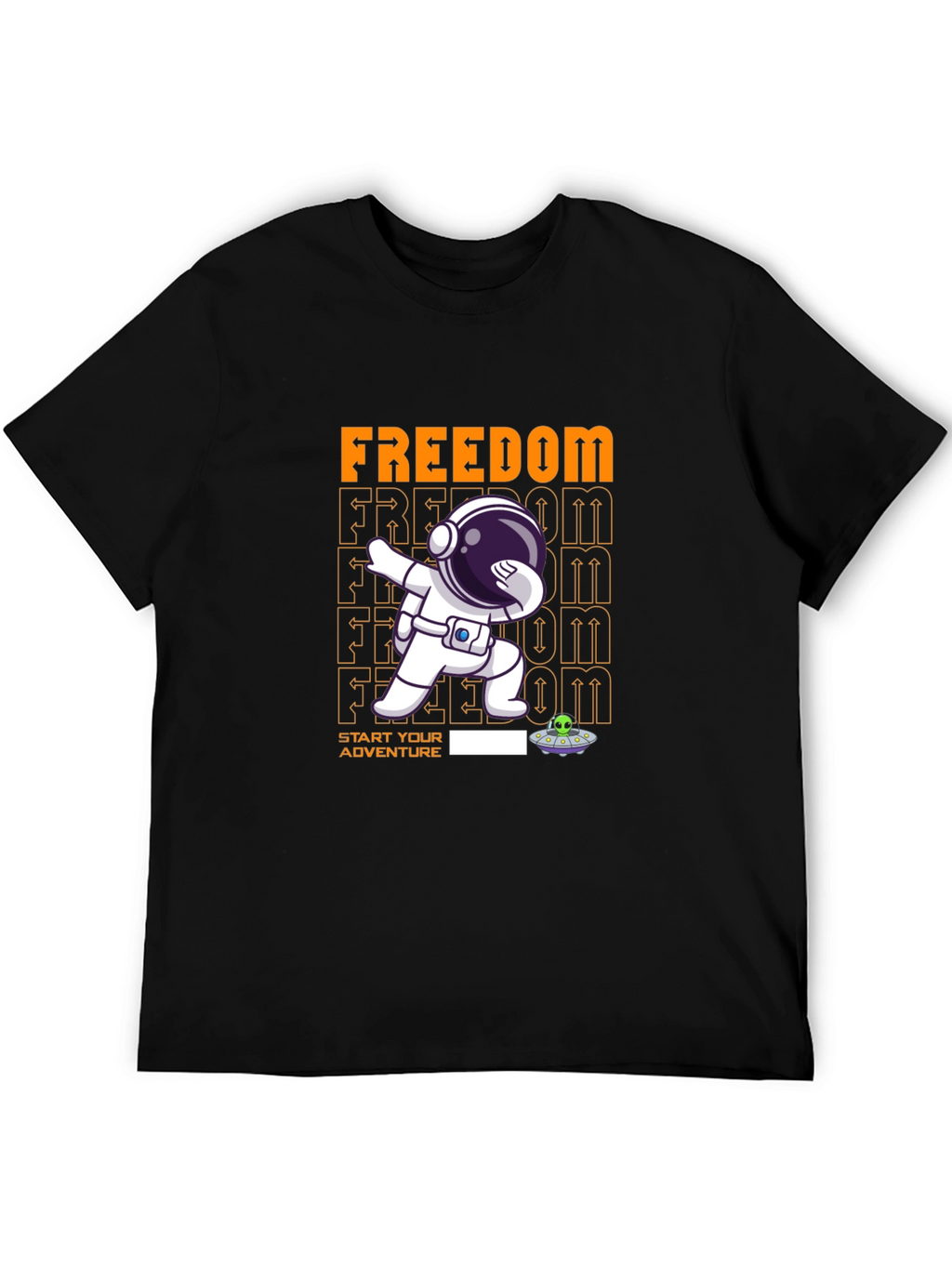 Freedom Astronaut Dab T-Shirt - Start Your Adventure!