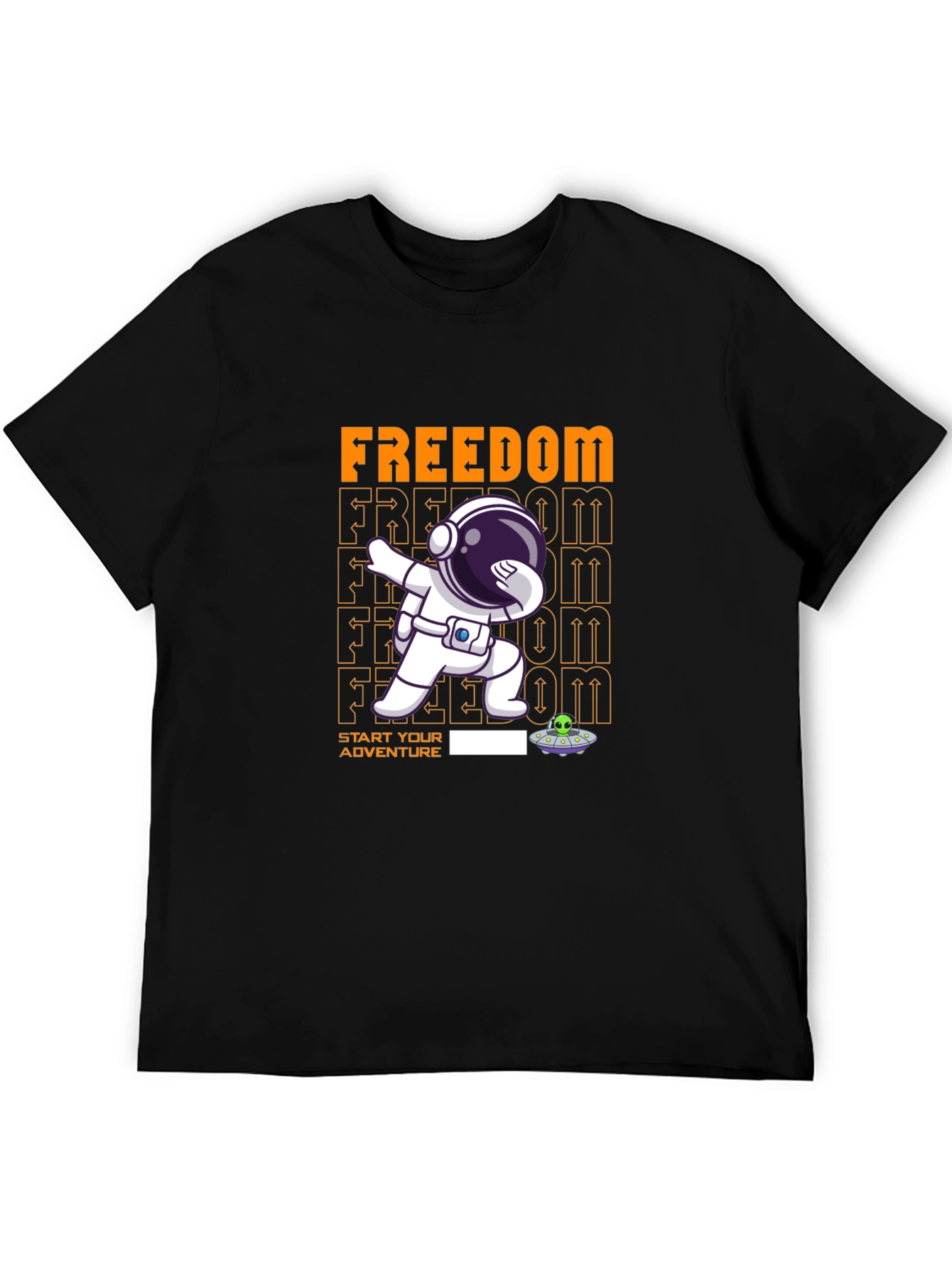 Freedom Astronaut Dab T-Shirt - Start Your Adventure!