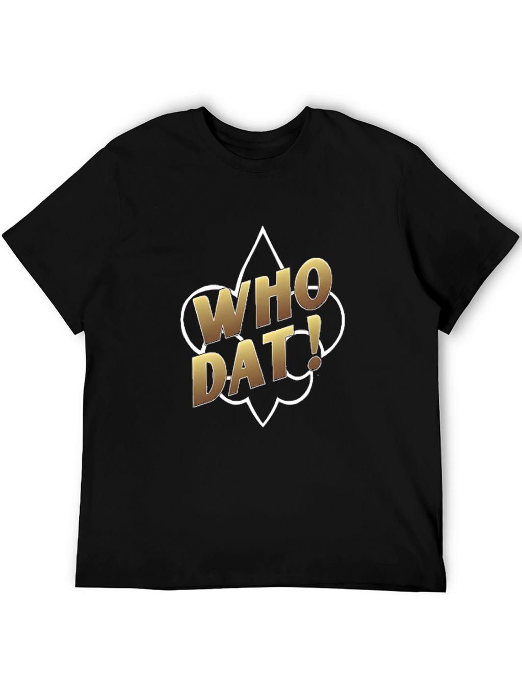 Who Dat! Black T-Shirt