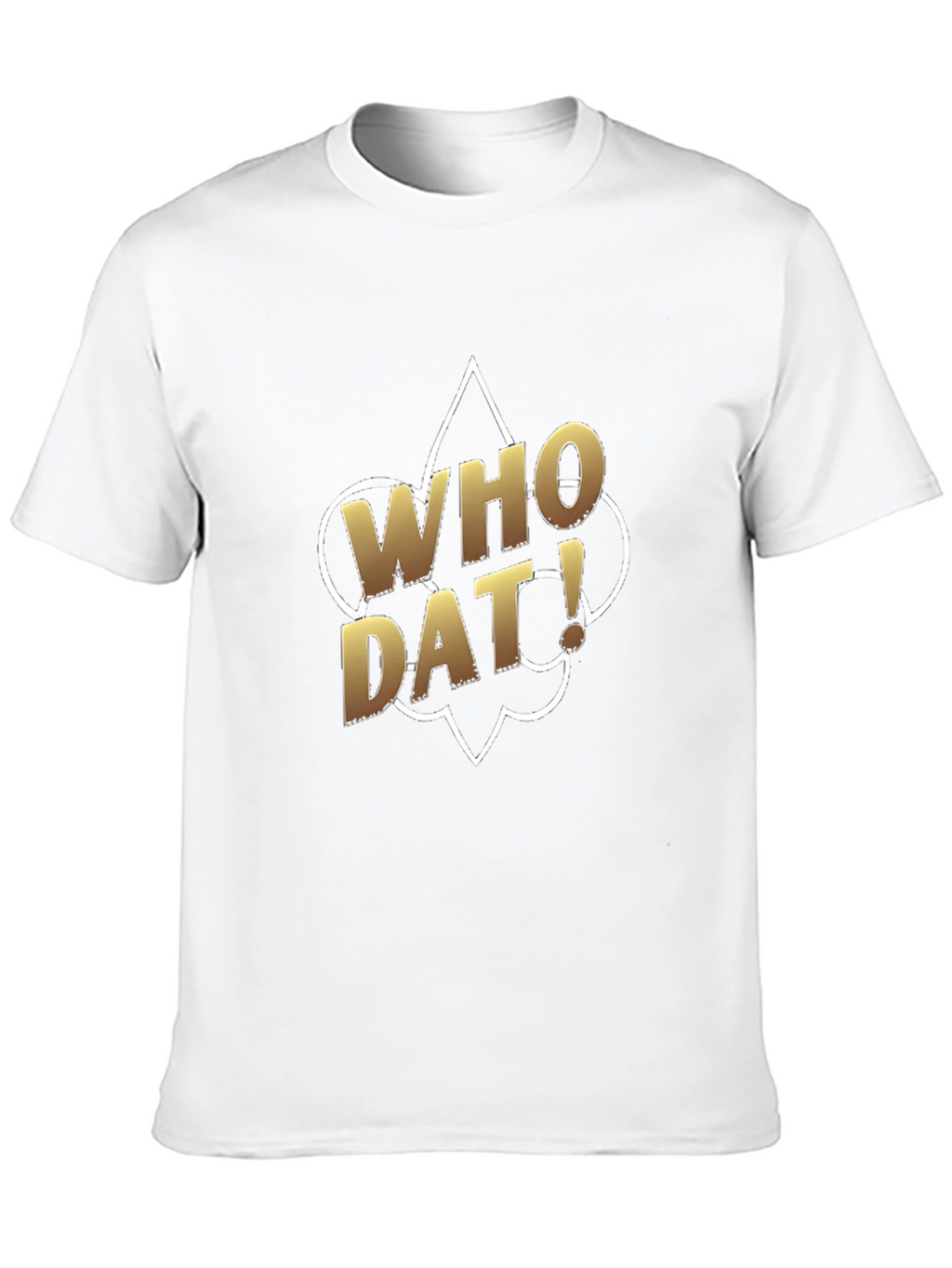 Who Dat! Black T-Shirt