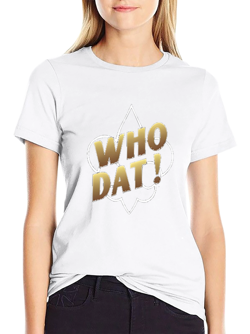 Who Dat! Black T-Shirt